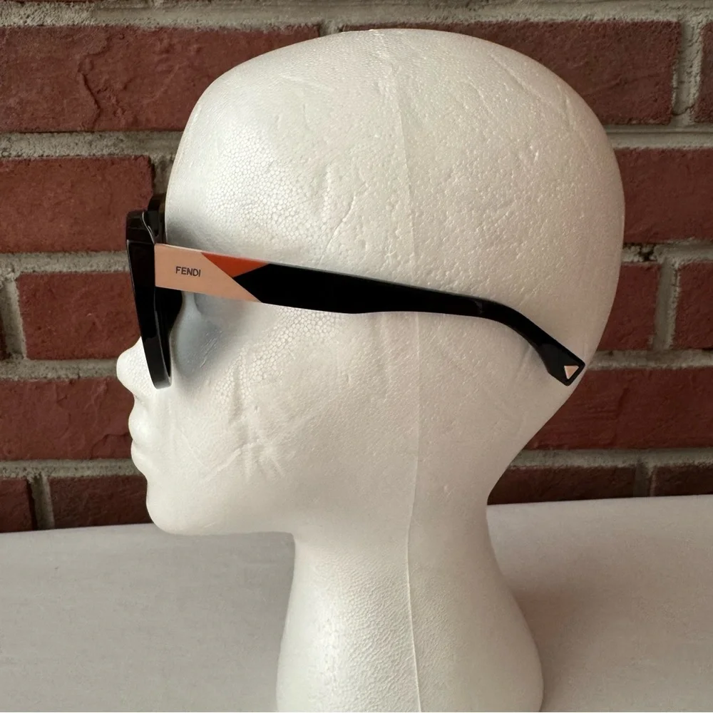 Fendi Oversized Black Sunglasses Made in Italy
